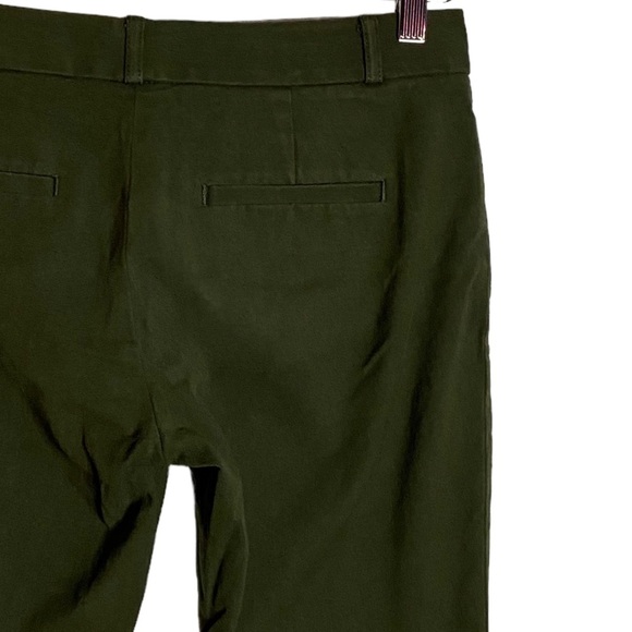 Banana Republic Dark Olive Green Sloan Pant Mid Rise Career Trousers 2 Petite 2P - Picture 11 of 16